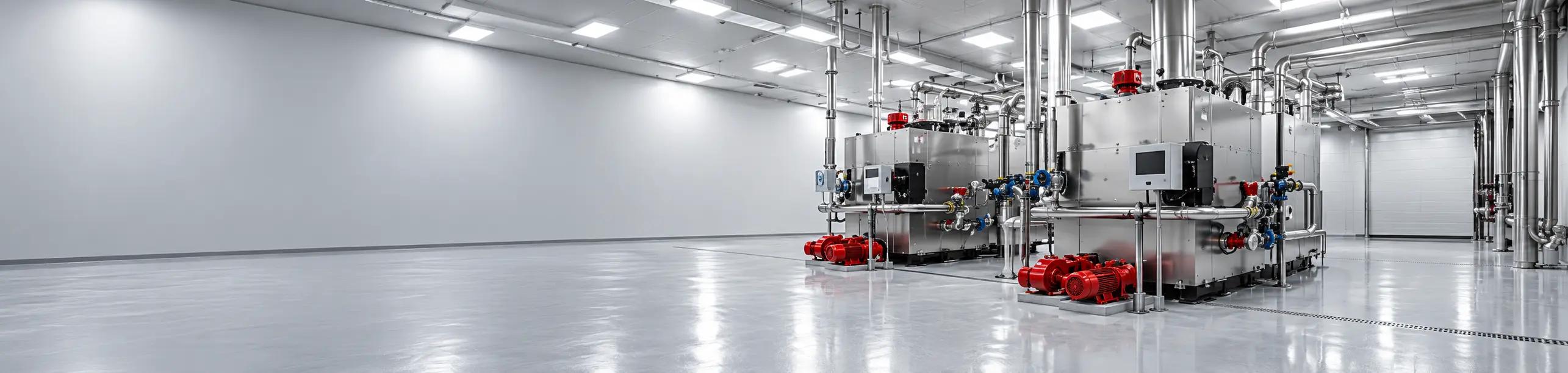 Industrial gas-fired heating and boiler equipment