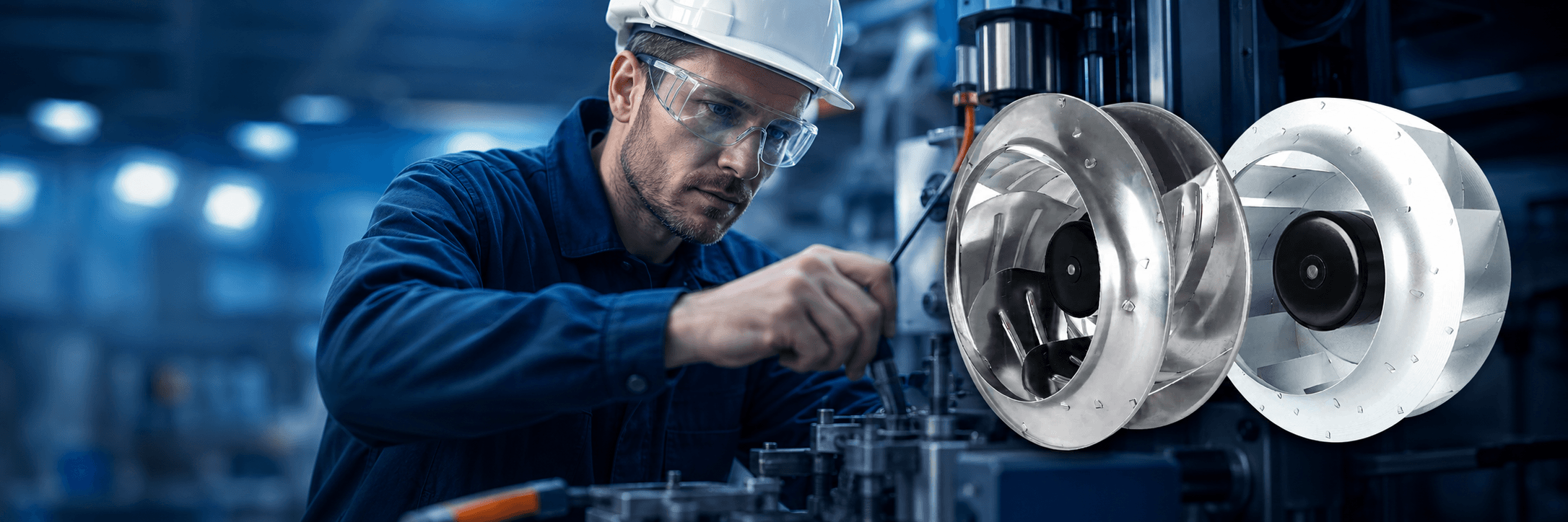 E-POWER blower and motor production capability for industrial ventilation applications