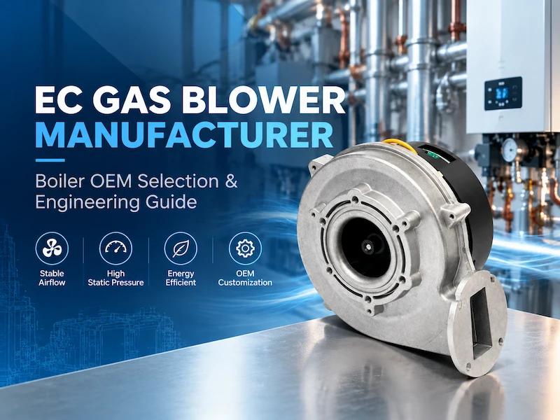 EC Gas Blower Manufacturer: How Boiler OEMs Can Evaluate Performance, Quality, and Customization
