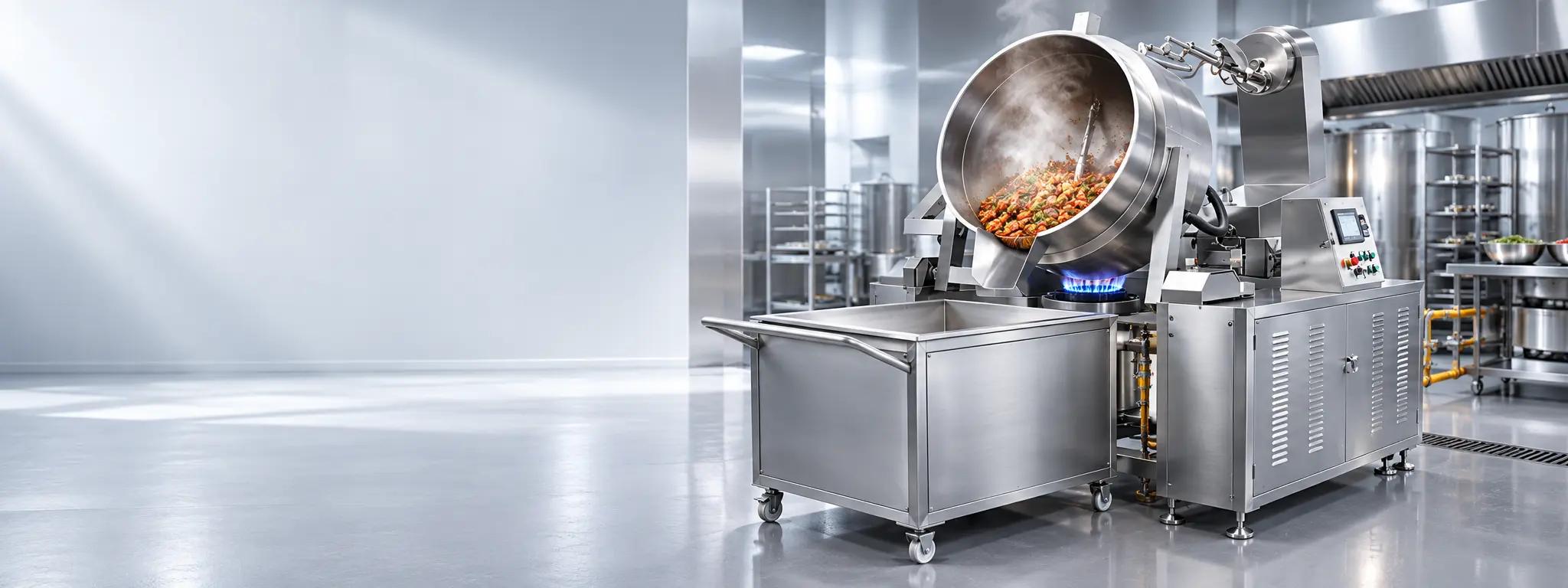 Commercial gas cooking equipment using a premix combustion system
