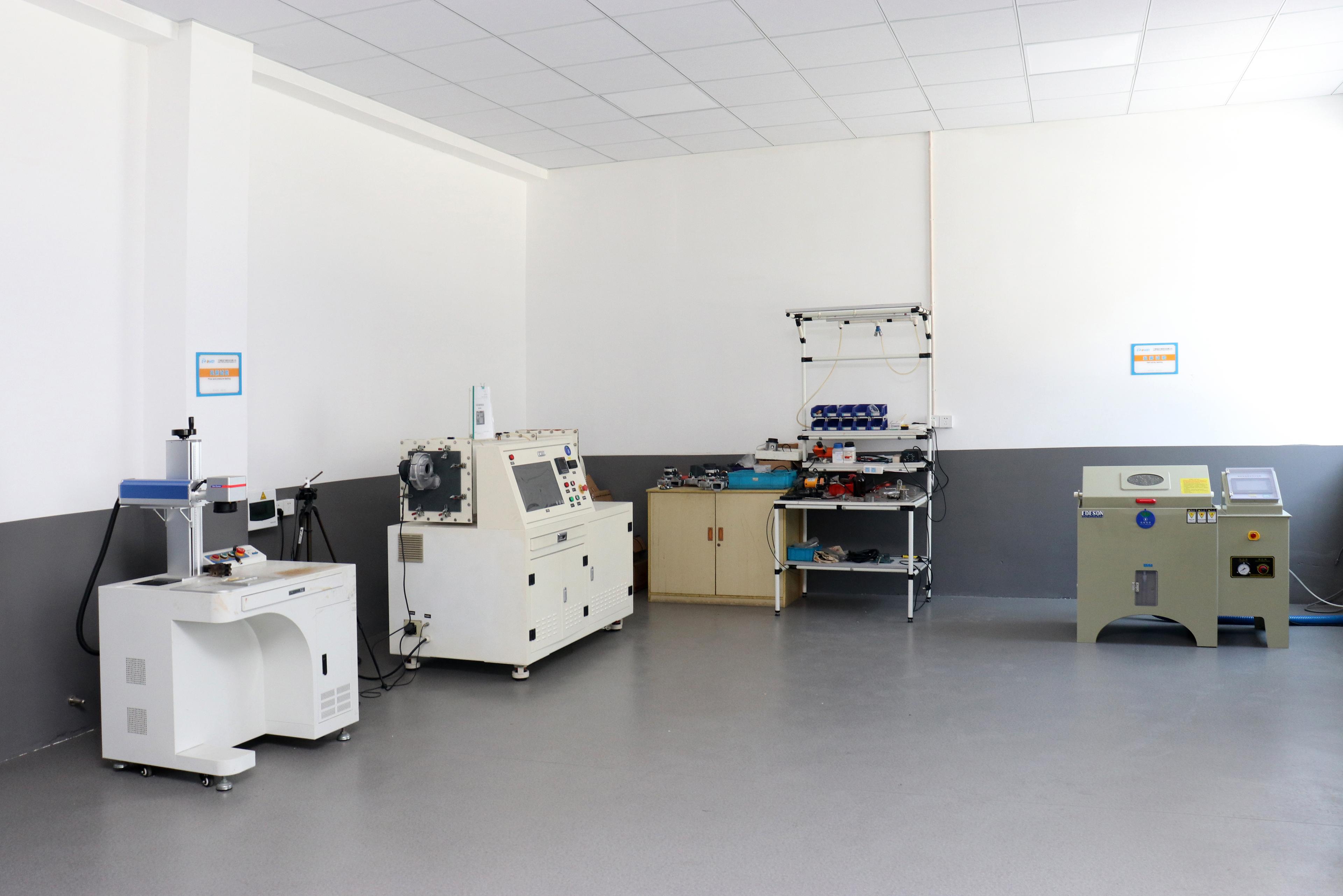 E-POWER laboratory with fan testing equipment