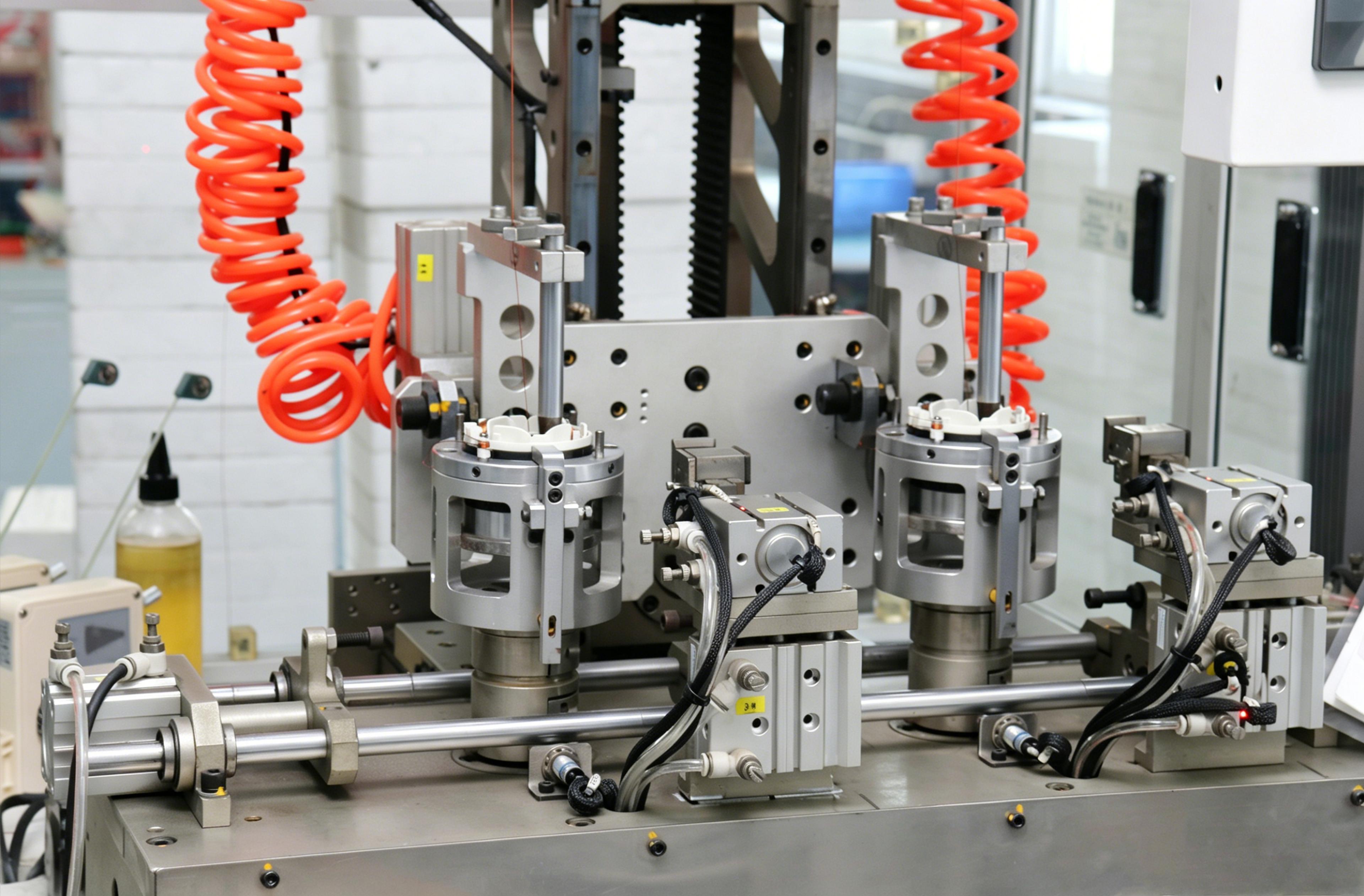 Automated motor assembly equipment at E-POWER