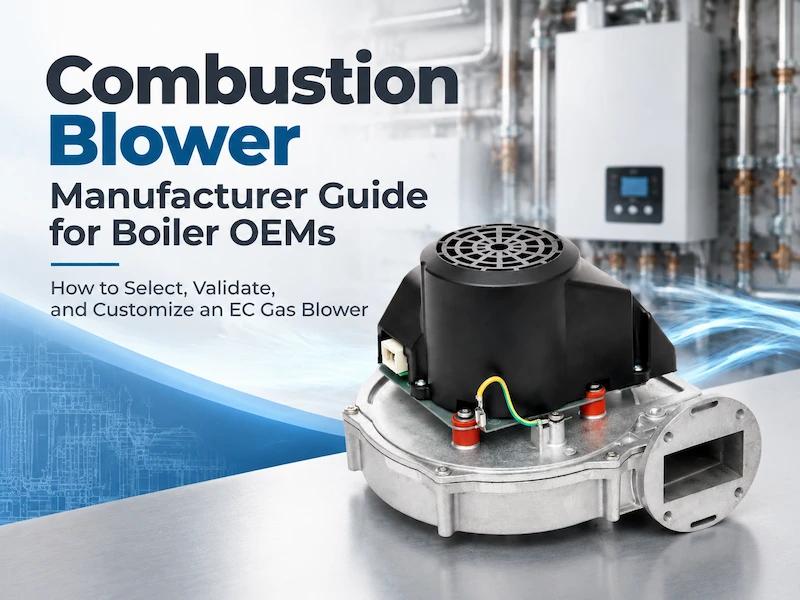 Combustion Blower Manufacturer Guide for Boiler OEMs: How to Select, Validate, and Customize an EC Gas Blower